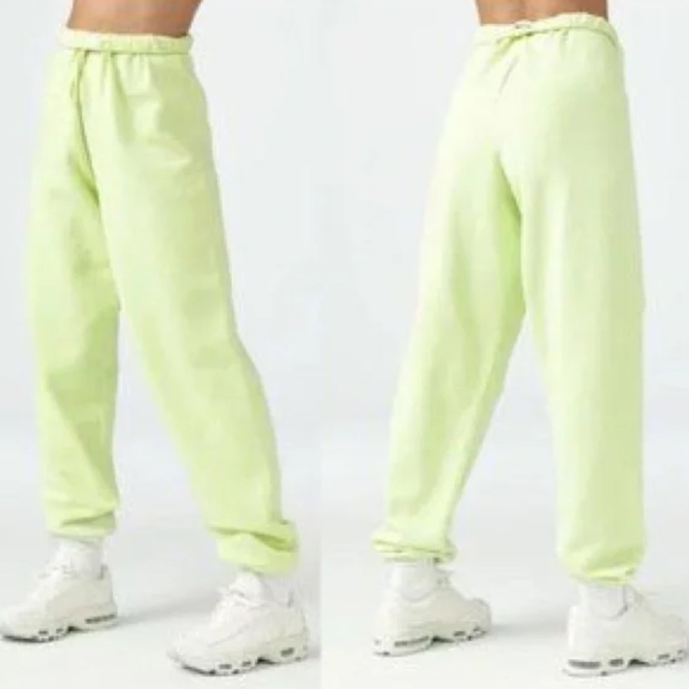 Joah Brown Oversized Jogger Pant Melon Green Size S/M